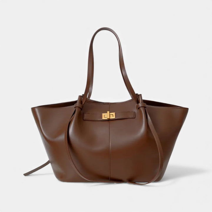 Elegante Damen Shopper-Tasche aus Kunstleder, geräumig für Alltag und Büro, stilvolle Schultertasche.