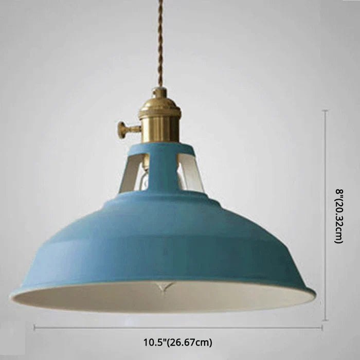 Robuste Industrielle Hängelampe, Retro-Stil, als Esszimmer- oder Küchenlampe.