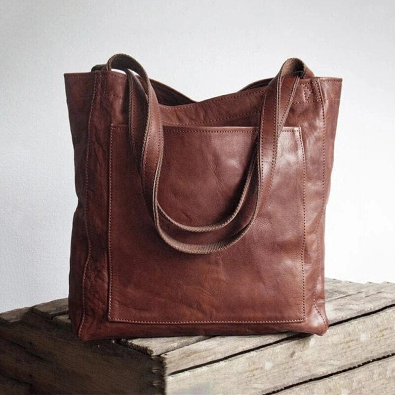 Geräumige klassische Damen Handtasche, ideal als Bürotasche oder stilvolles Accessoire.
