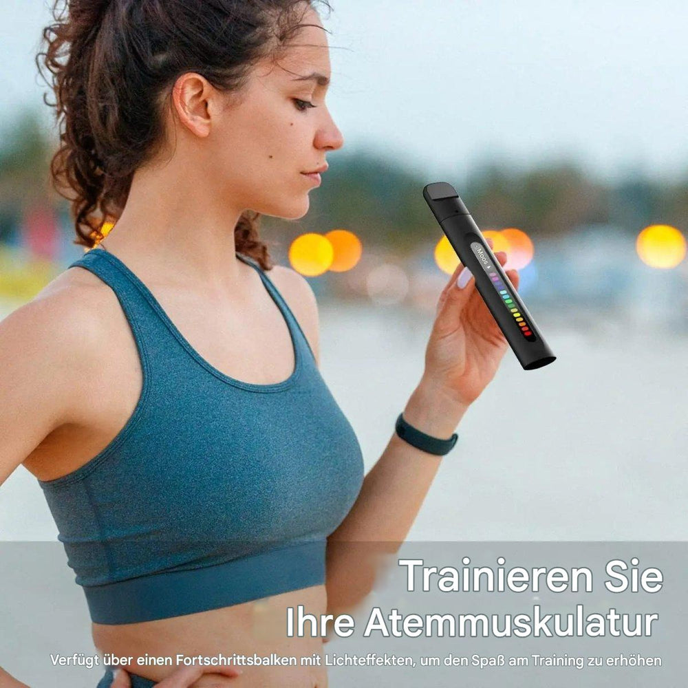 Unisex Atemtrainer für Fitness und maximale Lungenkapazität. Effektives Atemmuskeltraining für Sportler & Gesundheit.