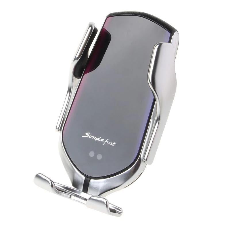 Kabelloser Auto Handyhalter mit 10W Qi Schnellladung und intelligentem Sensor; universelle Smartphone Halterung.