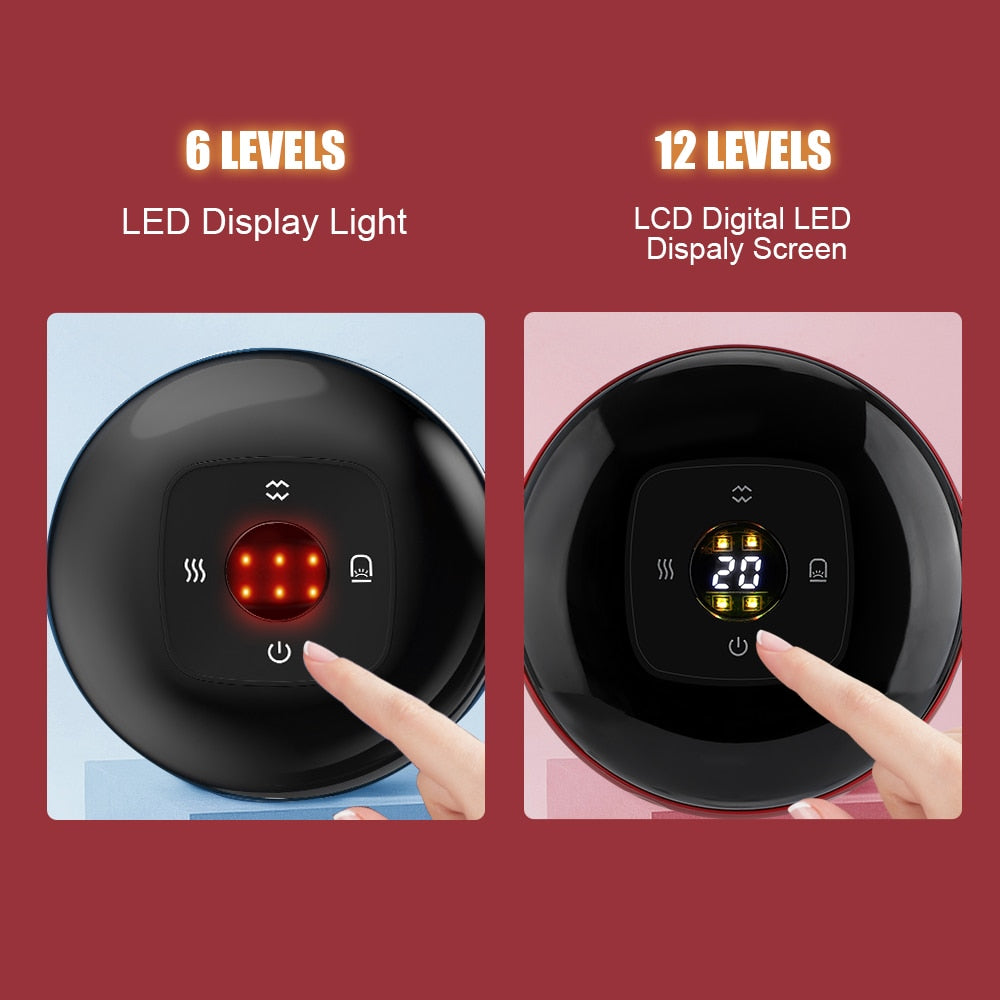 Innovatives Cupping Gerät mit Rotlicht für schnelle Schmerzlinderung zu Hause.