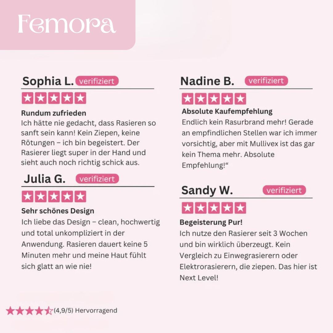 Kompakter elektrischer Damen Intimrasierer, ideal für Reisen und diskrete Körperpflege.