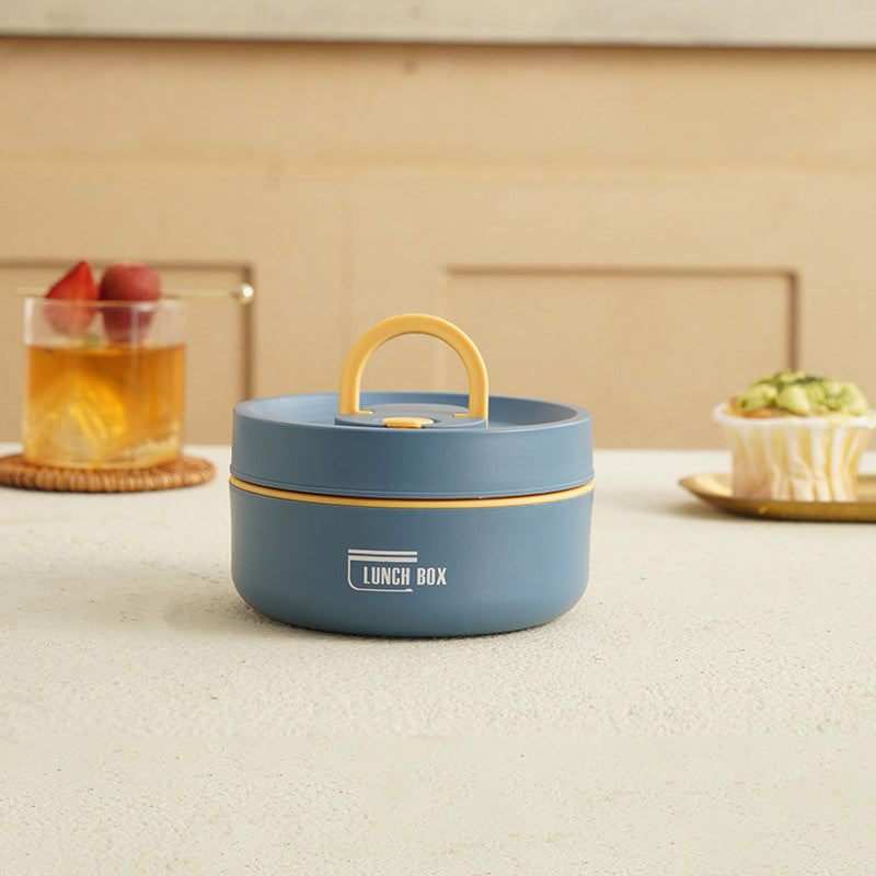 Kompakte isolierte Lunchbox mit GRATIS Tragetasche. Perfekt für Büro, Schule & Outdoor.