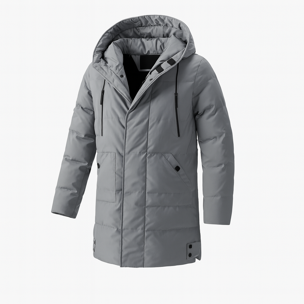 Stylischer, warmer Herren Parka mit Kapuze, perfekt als Freizeitjacke oder Übergangsjacke. Auch in großen Größen erhältlich.