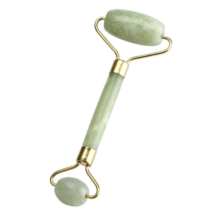 Jade-Gesichtsroller zur Hautstraffung & Faltenreduzierung, ideal für Anti-Aging-Gesichtsmassage.