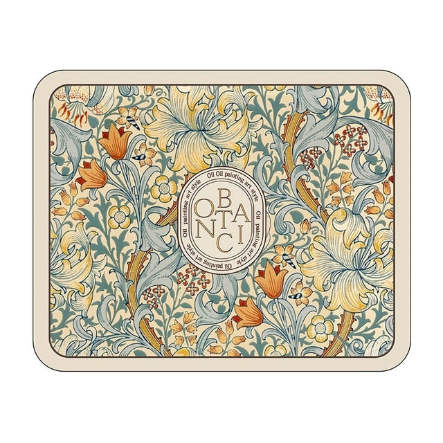 Saugstarke Spülmatte mit floralem Design; ideal als Unterlage für abtropfendes Geschirr.