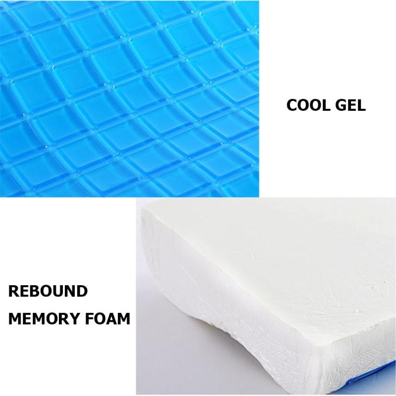 Sommerkissen mit kühlendem Gel; ideal für entspannten, schweißfreien Schlaf und tiefe Erholung.