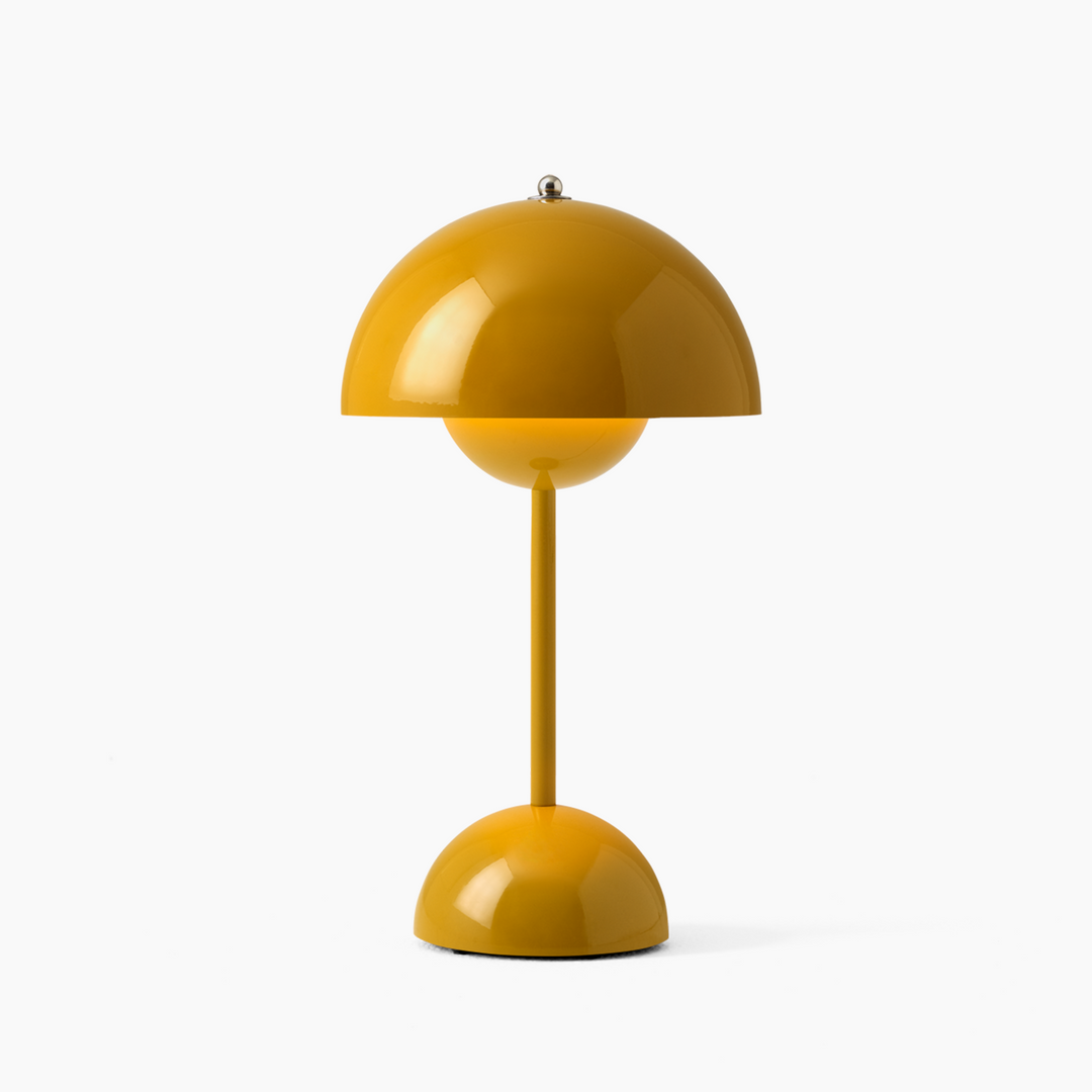 Designlampe LumiSphere: Kabellose LED Tischlampe mit dimmbarem Licht für stilvolle Akzente im Raum.