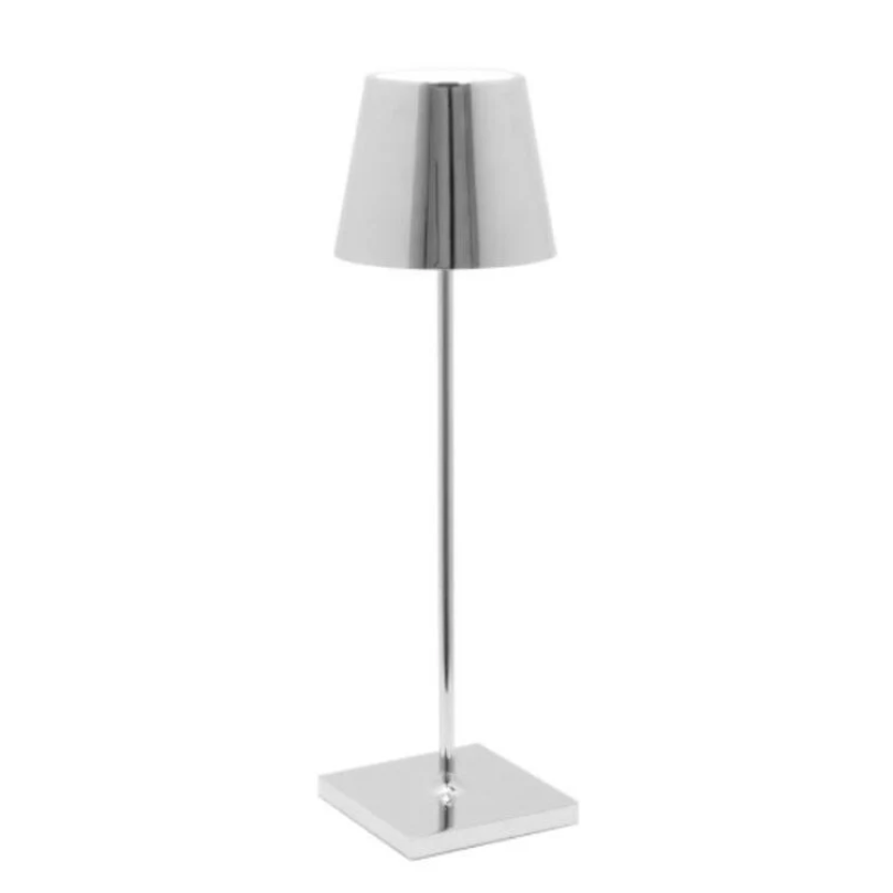 Elegante kabellose LED-Tischlampe, ideal als dimmbare Schlafzimmer-Nachttischleuchte.
