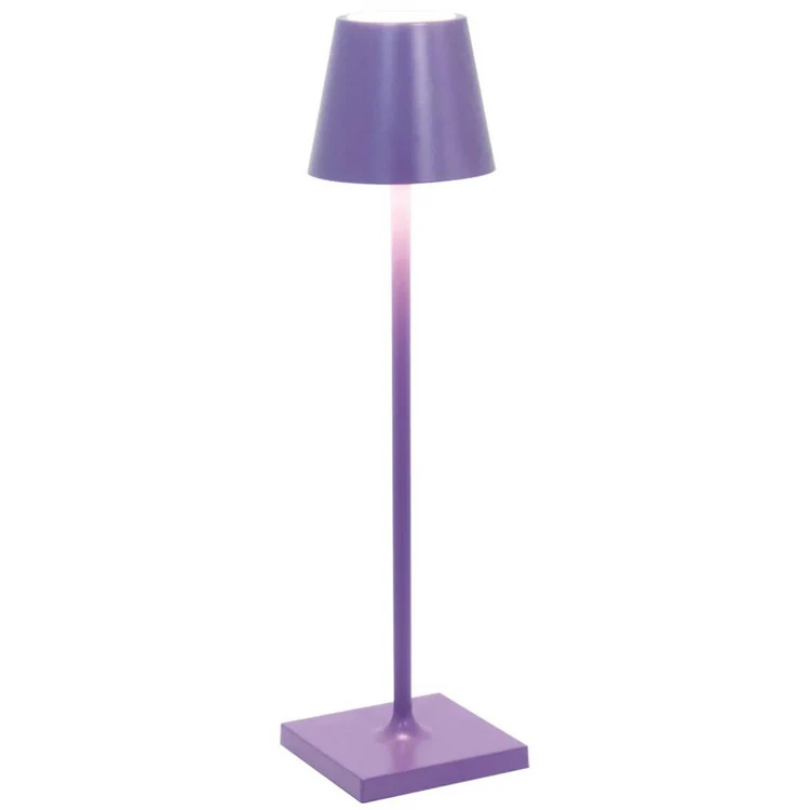 Stilvolle LED-Ambiente-Tischlampe, kabellos & per Touch steuerbar, für jede Dekoration.