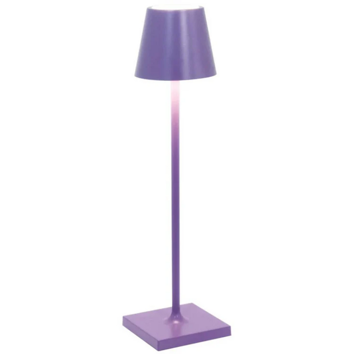 Stilvolle LED-Ambiente-Tischlampe, kabellos & per Touch steuerbar, für jede Dekoration.