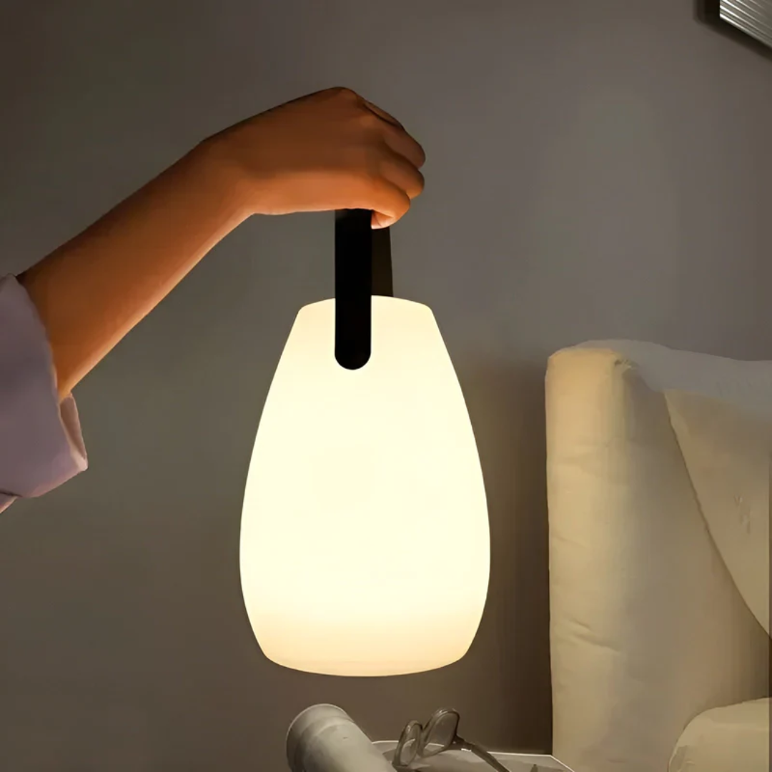 LED Dekoleuchte mit Farbwechsel & Fernbedienung, kabellos & wasserfest für stimmungsvolle Innen- & Außenbeleuchtung.