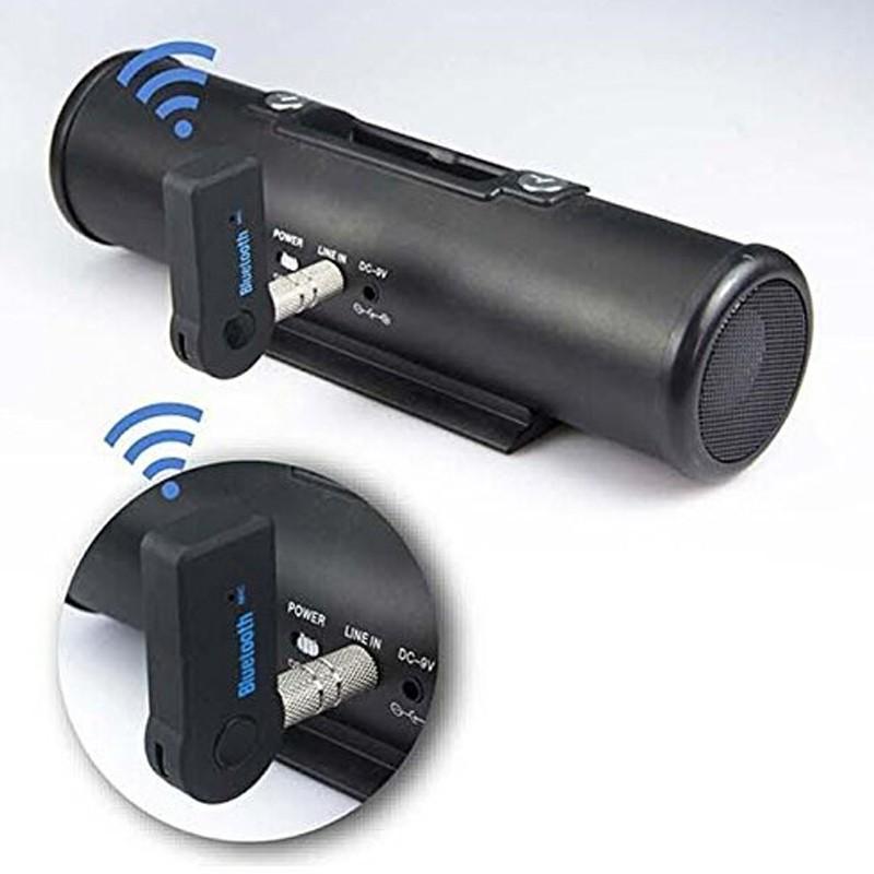 KFZ Bluetooth Audio Adapter für Autoradios mit AUX, kabellose Verbindung, Musik und Anrufe einfach streamen.