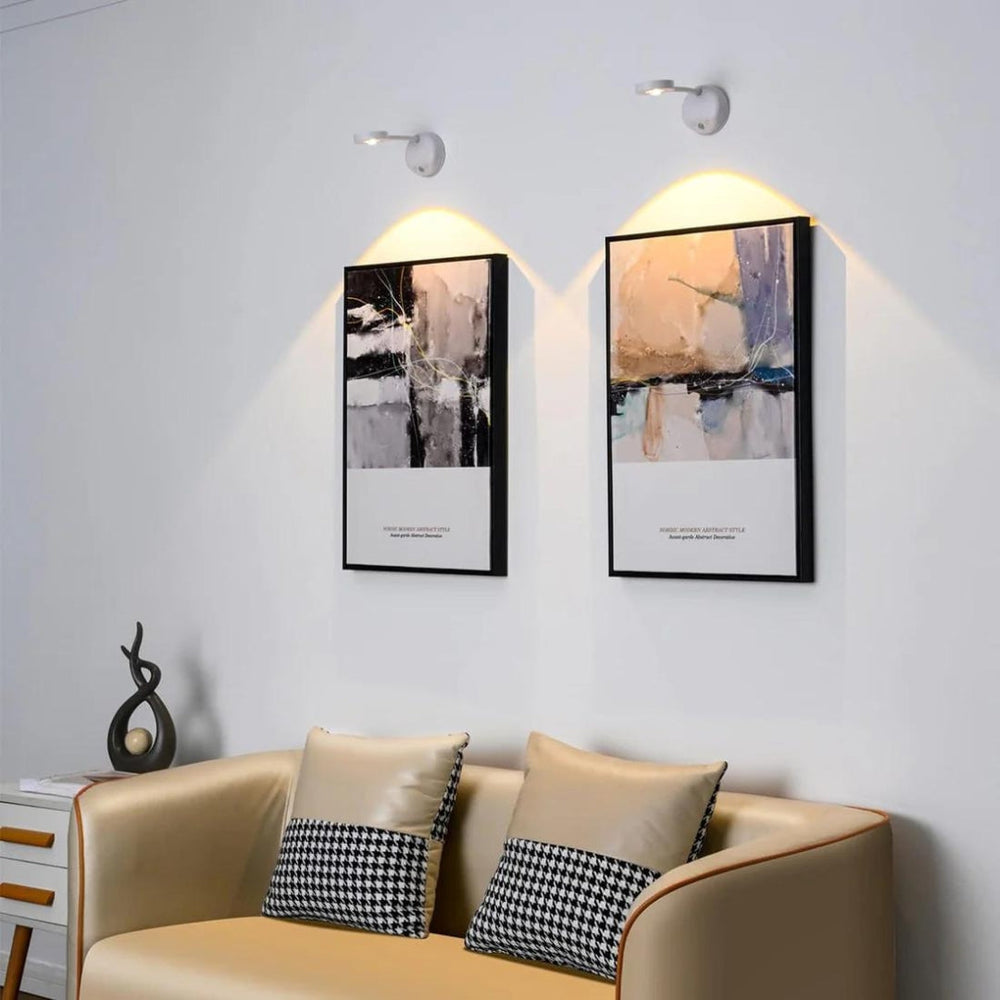 Kabellose LED Wandlampe mit Bewegungssensor & dimmbarem Licht, ideal für Flur, Treppe oder Schrank.