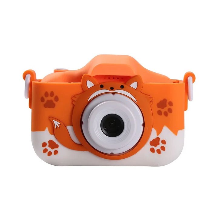 Trendige Vintage-Kamera, ein cooles Gadget für digitale Fotos & Videos im Retro-Stil der 2000er.