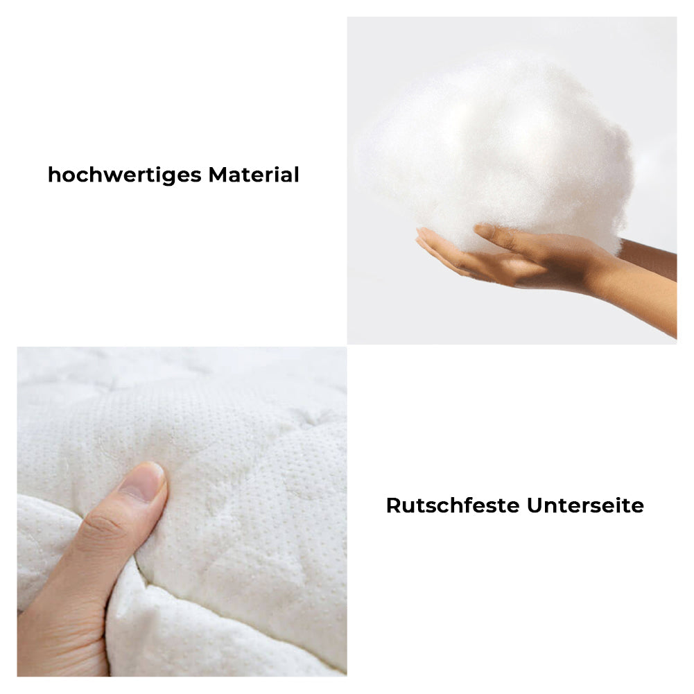 Antirutsch-Hundematte, kariert, für sicheren Halt auf dem Sofa. Schützt Möbel stilvoll vor Kratzern.