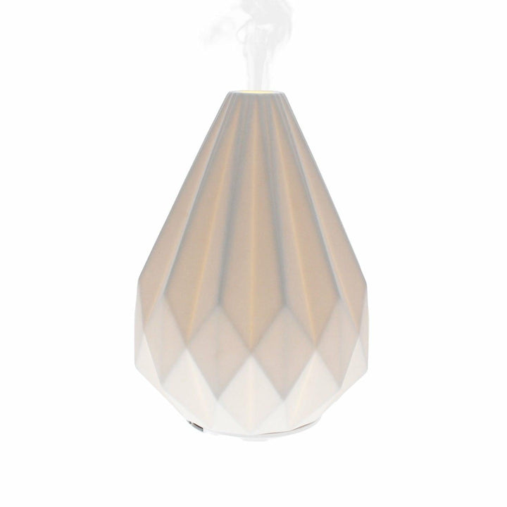 Eleganter Keramik Aroma-Diffusor, Ultraschall-Luftbefeuchter für Entspannung & Wellness mit ätherischen Ölen.