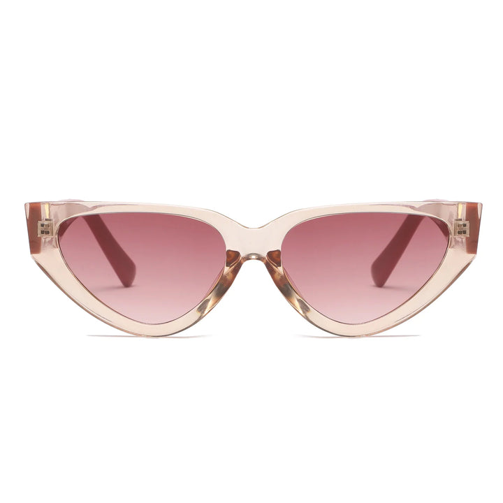 Damen Mode Sonnenbrille, Retro Katzenauge, stilvolles Accessoire für den Sommer.
