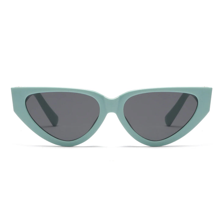 Klassische Retro Damen Sonnenbrille, Katzenaugen-Form, für einen eleganten Sommer-Look.
