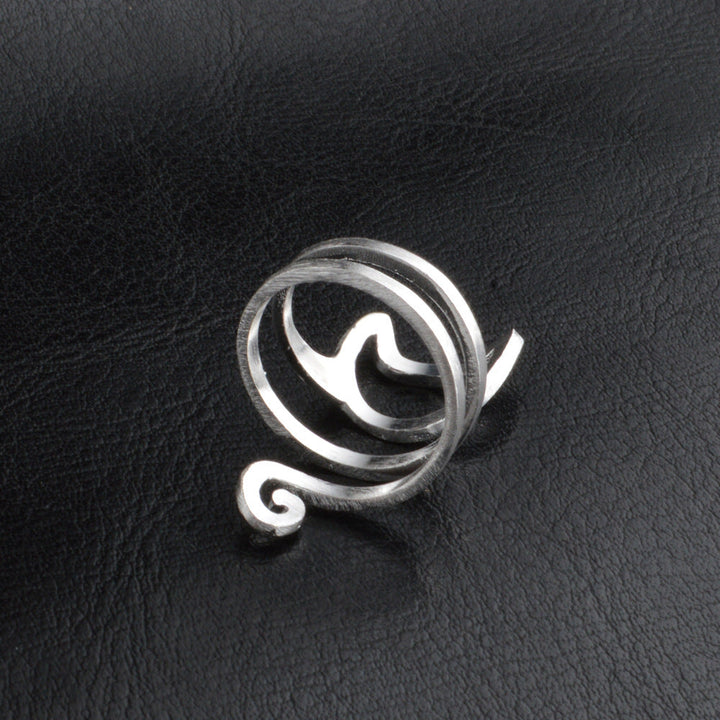 Moderner Damen Silberring mit Katzenkopf, handgefertigter Sterlingsilber-Schmuck, bezaubernder Blickfang.