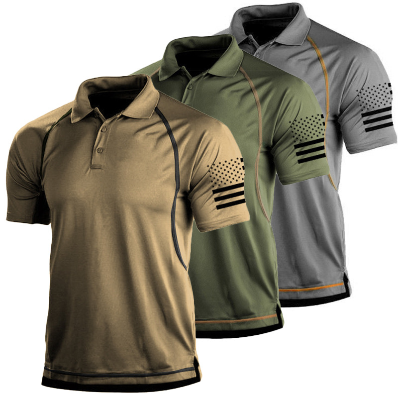 Vielseitiges Herren Outdoor T-Shirt für Sommer & Herbst. Bequemes, modisches Kurzarm-Shirt für Sport & Freizeit.