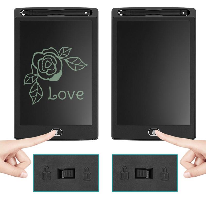 Kind lernt und schreibt auf interaktivem LCD-Schreibtablett; fördert Kreativität und bietet Lernspaß für Vorschulkinder.
