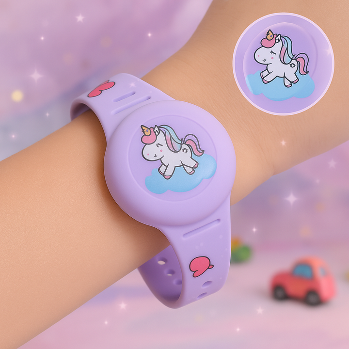 Eltern überwachen Kindersicherheit mit dem GPS Tracker Armband. Zuverlässige Standortverfolgung für Seelenfrieden.