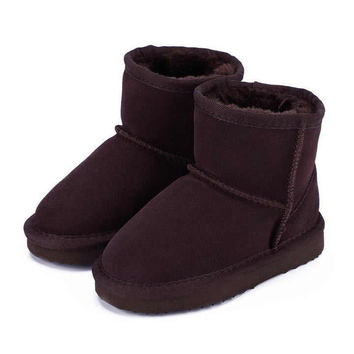 Stylische Kinder Winterstiefel, bequem & warm, passend für Jungen & Mädchen für den Winter.