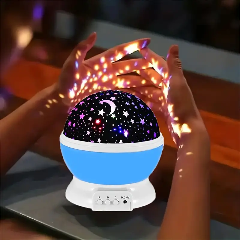 Magischer Sternenprojektor Nachtlicht, verwandelt jedes Kinderzimmer in ein Sternenzelt. Perfektes Baby-Geschenk.
