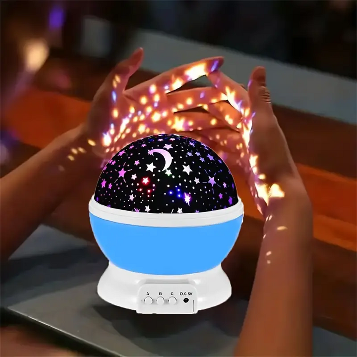 Magischer Sternenprojektor Nachtlicht, verwandelt jedes Kinderzimmer in ein Sternenzelt. Perfektes Baby-Geschenk.