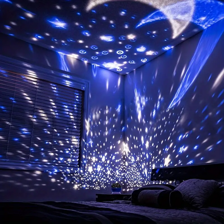 Tolles Geschenk: Sternenprojektor Nachtlicht für Kinderzimmer & Babys. Schafft magische Sternen- & Galaxienprojektion.