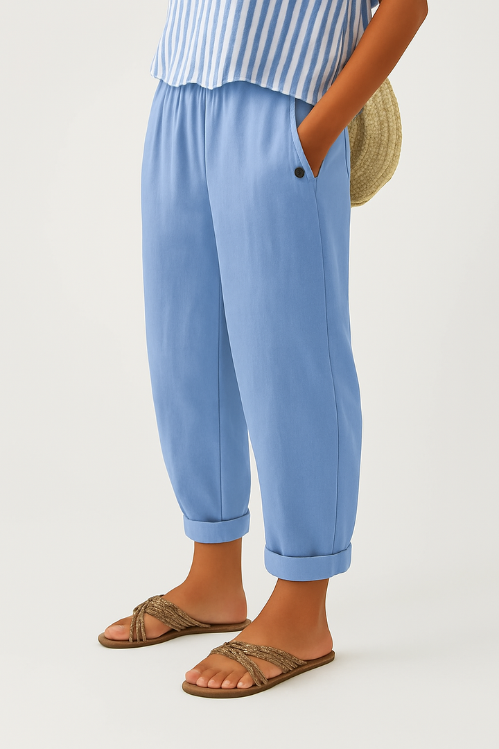 Bequeme klassische Damenhose für einen zeitlosen Stil, komfortabel und elegant.