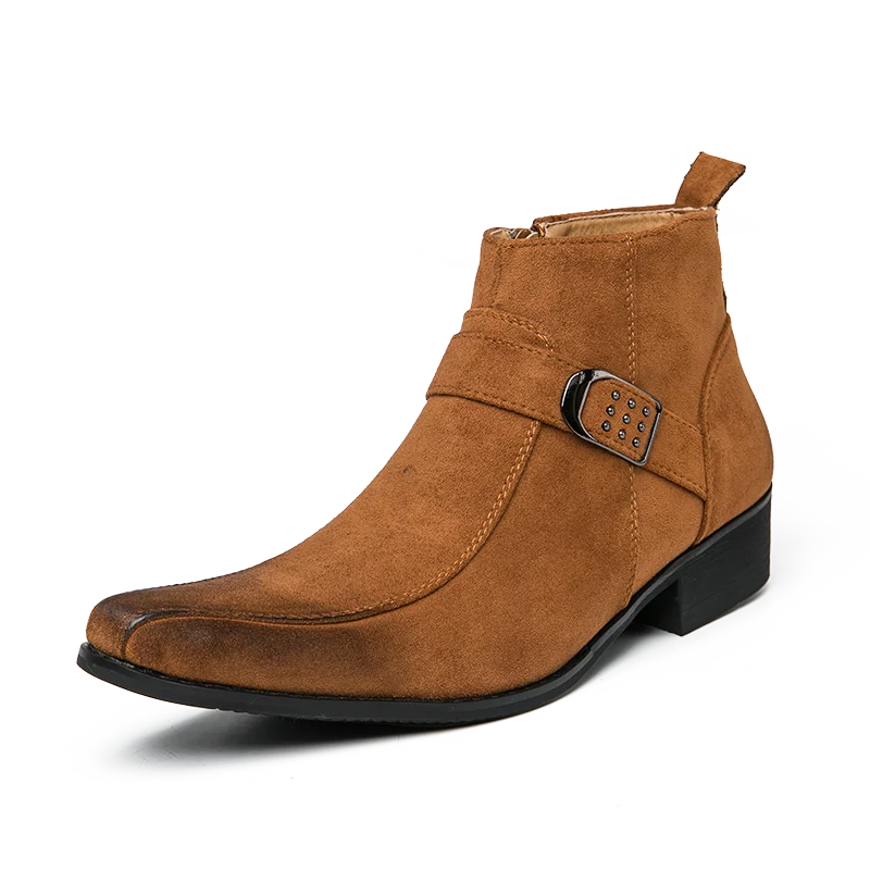 Hochwertige klassische Herrenstiefel aus Leder, Felix Modell, vielseitig für Business und Freizeit – zeitloser Stil.
