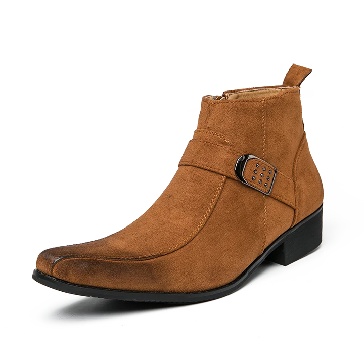 Hochwertige klassische Herrenstiefel aus Leder, Felix Modell, vielseitig für Business und Freizeit – zeitloser Stil.