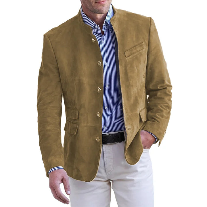 Klassischer Herren Herbstmantel, elegant und vielseitig für Büro & Freizeit; hochwertige Herrenmode.