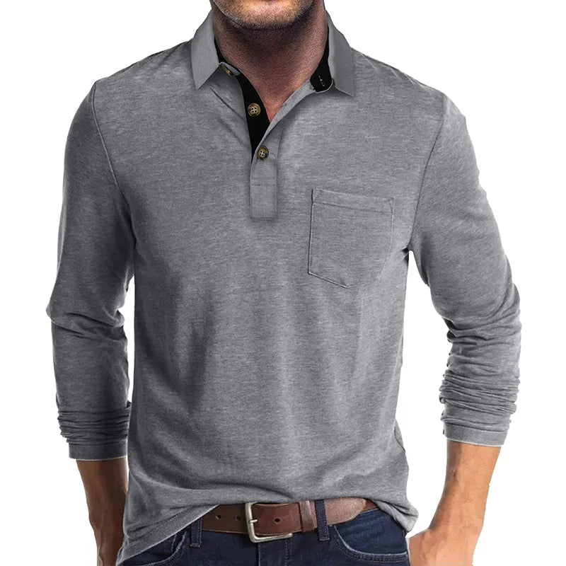 Elegantes Herren Langarmhemd, bügelfrei, weiß, für Businessreisen & den stressigen Alltag.