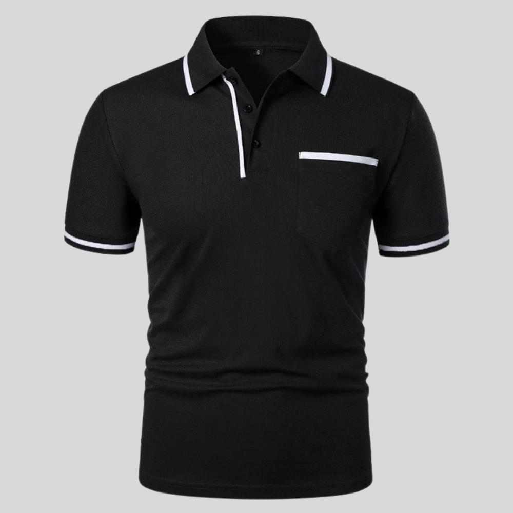 Elegantes Herren Poloshirt kurzarm, zeitloses Oberteil für Casual- und Freizeitoutfits.