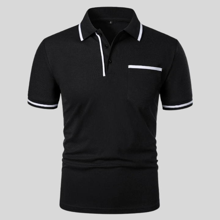Elegantes Herren Poloshirt kurzarm, zeitloses Oberteil für Casual- und Freizeitoutfits.