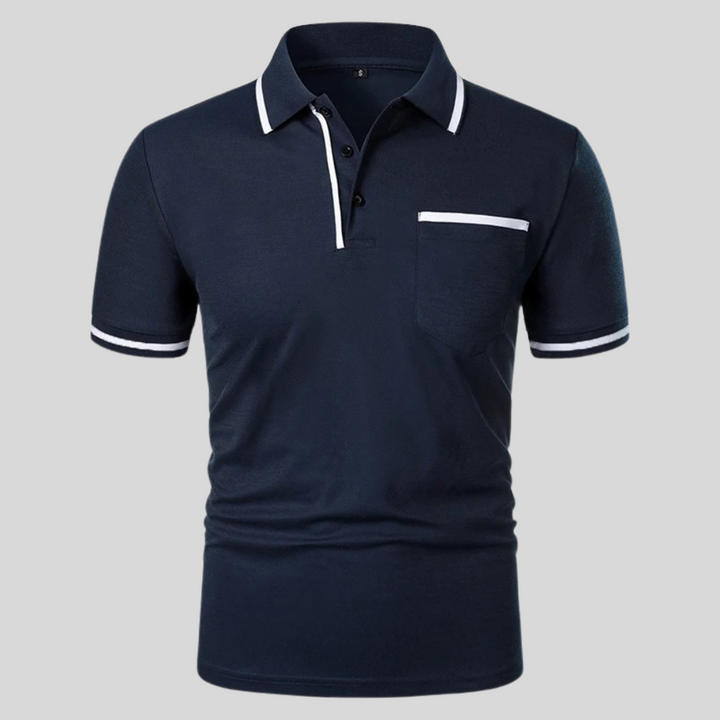 Bequemes Herren Poloshirt kurzarm mit klassischem Kragen, perfekt für jeden Anlass.