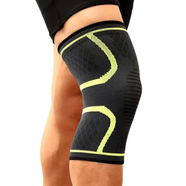 Therapeutische Kniebandage zur Unterstützung. Sportbandage für Damen & Herren mit Kompression.