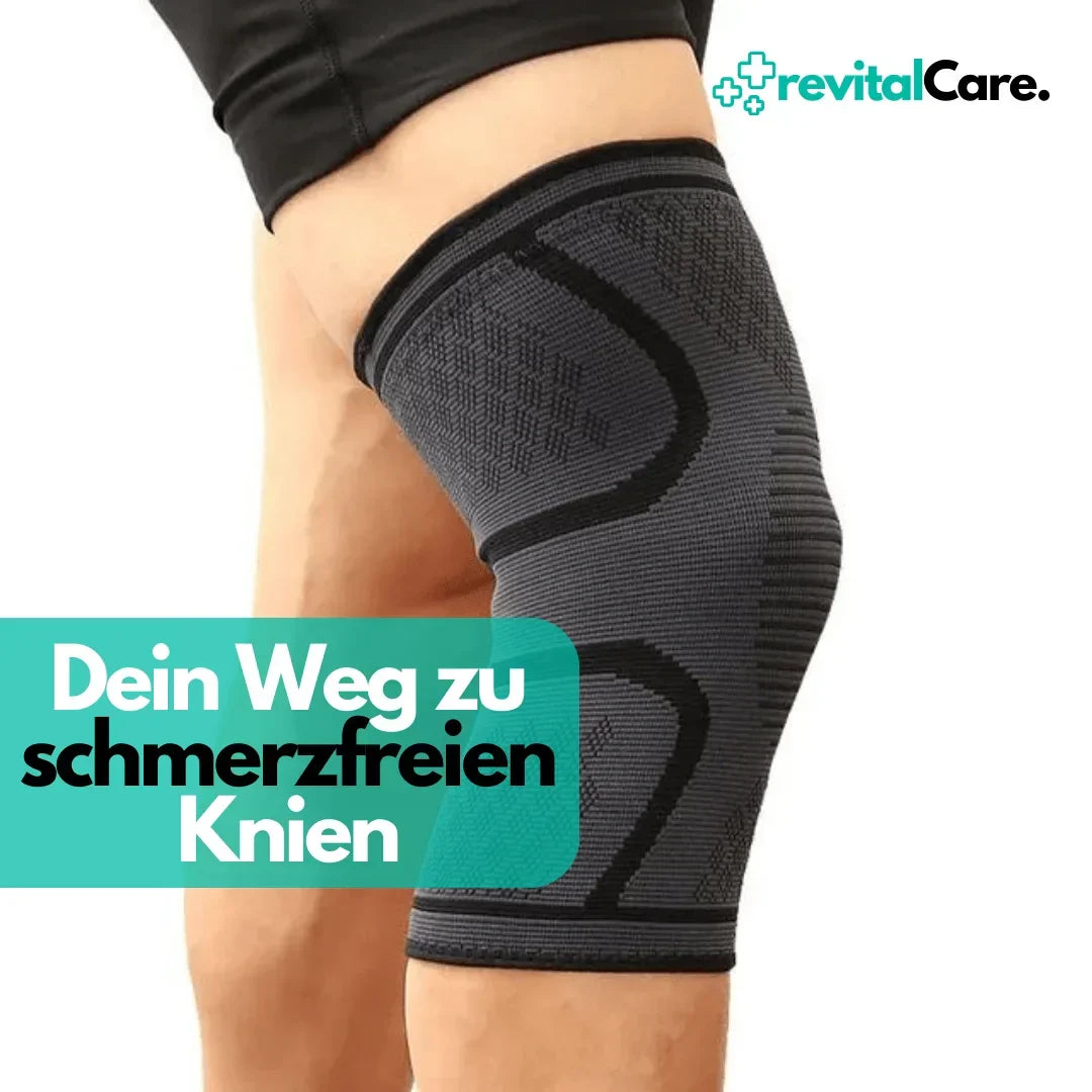 Leistungsfördernde Kniebandage für Fitness & Sport. Optimale Gelenkstütze & Knieschutz.