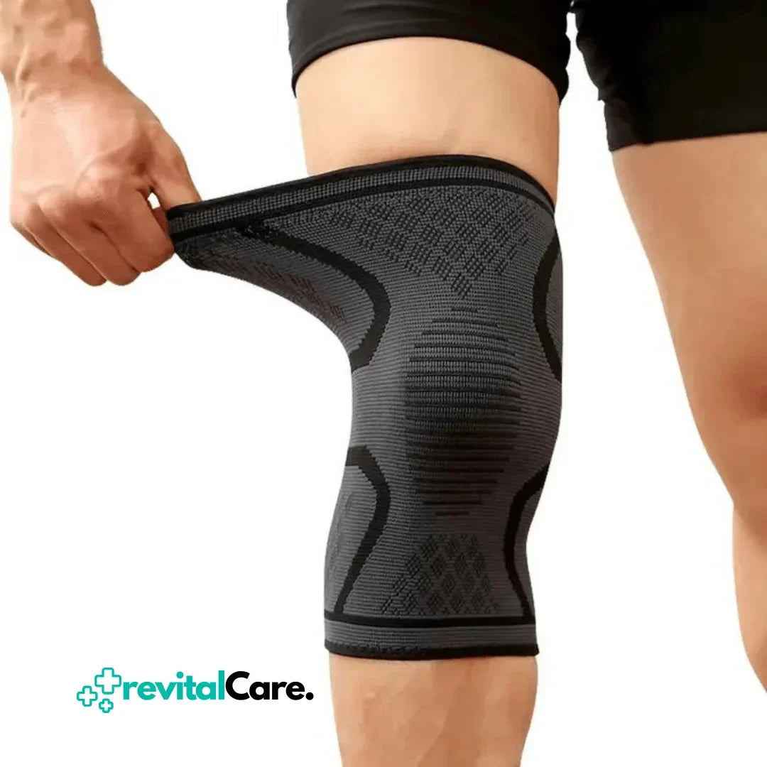 Knie-Gelenkstütze zur Schmerzlinderung. Ideal für Rehabilitation & Sport. Unisex Kompressionsbandage.