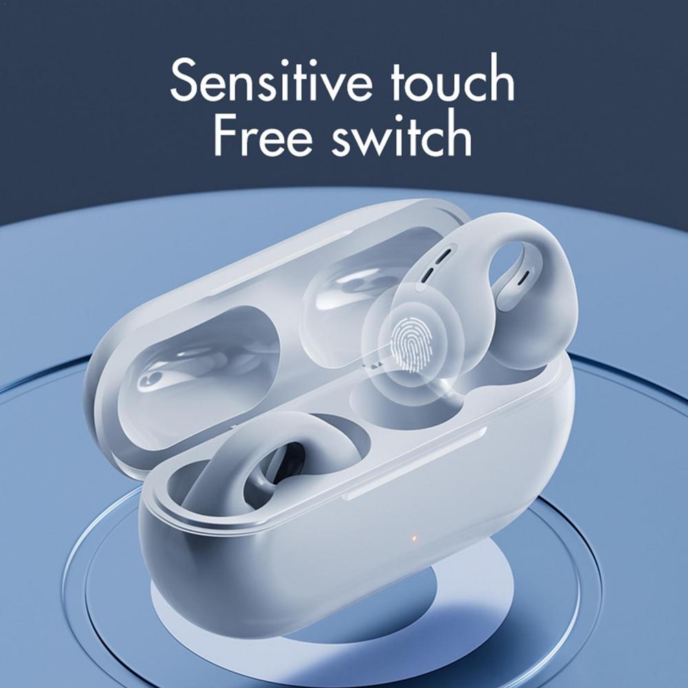 Open-Ear Bluetooth Headset: Komfortable Knochenschall-Ohrhörer, ideal für langes Tragen ohne Druck.