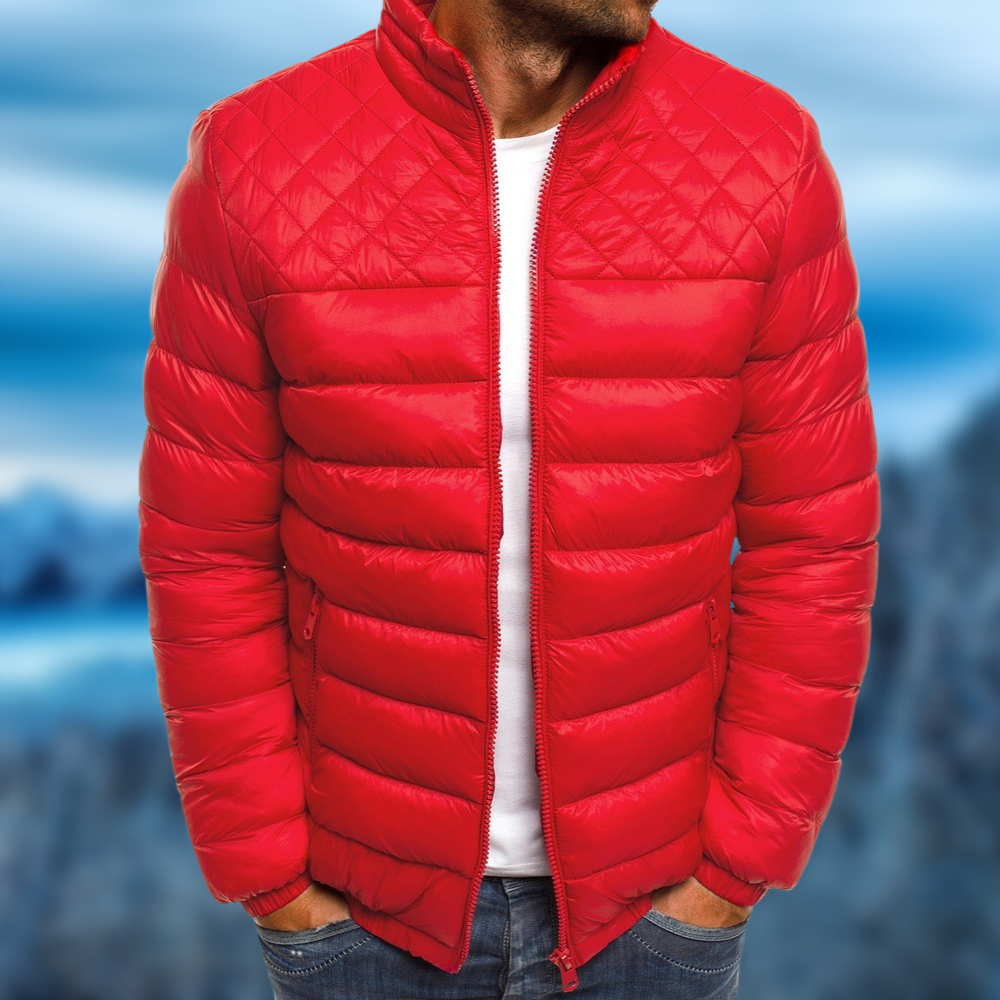 Allwetter Herrenjacke, winddicht und wasserabweisend, perfekt für Freizeit & Sport. Stilvolle Männer Outdoorjacke.