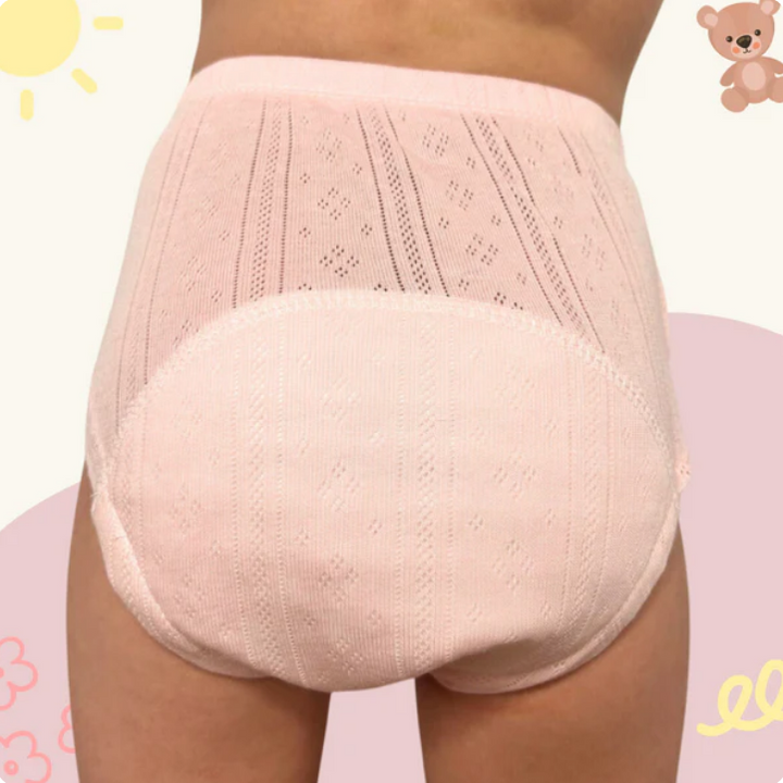 Umweltfreundliches Lernhöschen für Kleinkinder, ideal für den Übergang zur Toilettennutzung.