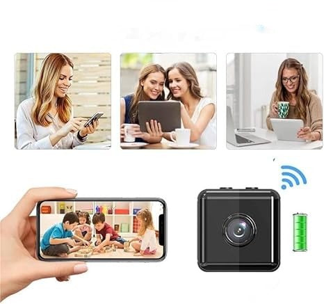 1080P Überwachungskamera mit klarer Nachtsicht und Bewegungsmelder für zuverlässige Sicherheit zu Hause.