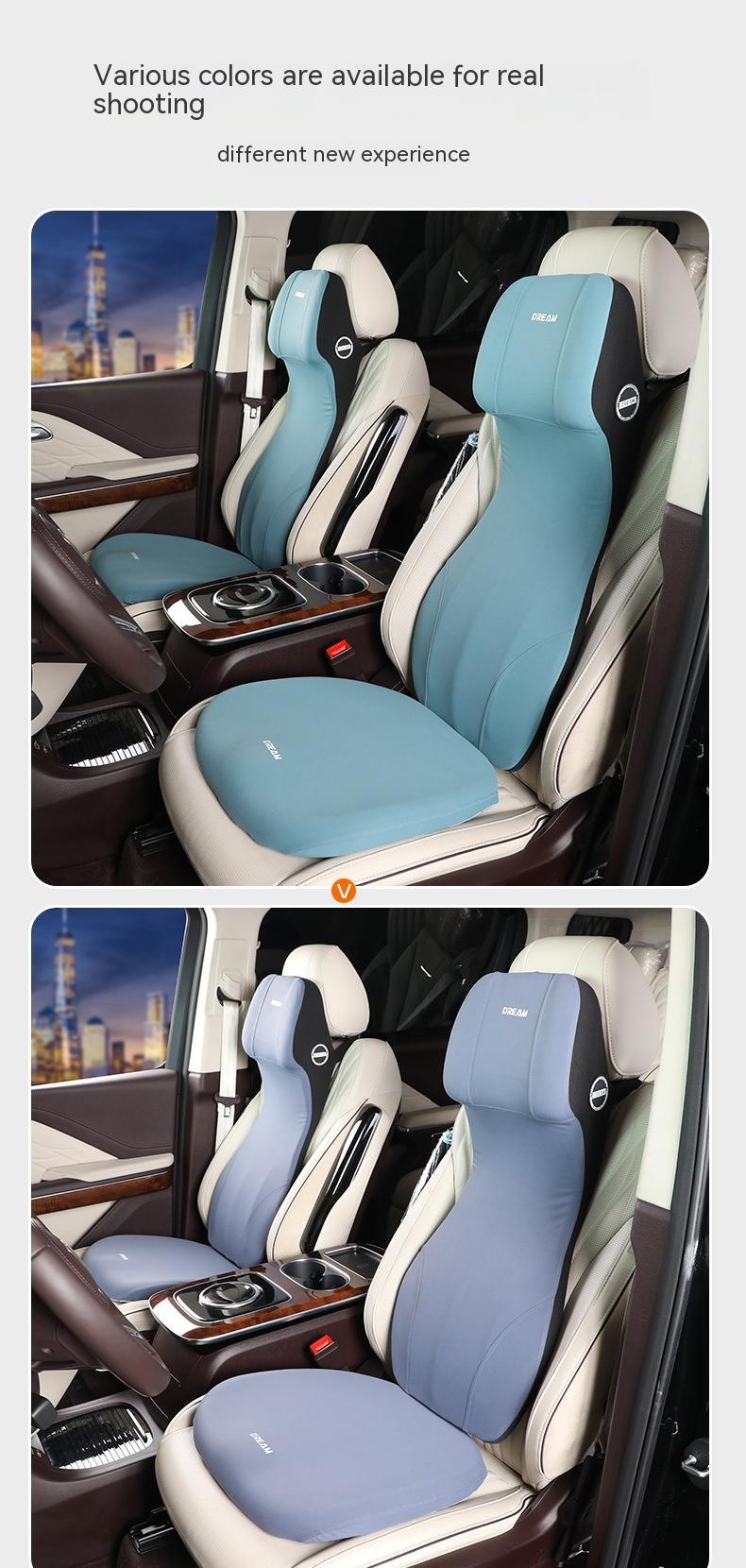 Weiches Memory Schaum Autositzkissen-Set aus Polyester, maximiert den Komfort & Fahrspaß.