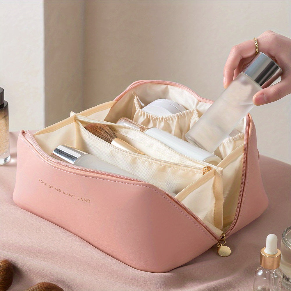 Vielseitiger Damen Beauty Organizer, ideal als Reisebegleiter & Kosmetiktasche für Make-up.