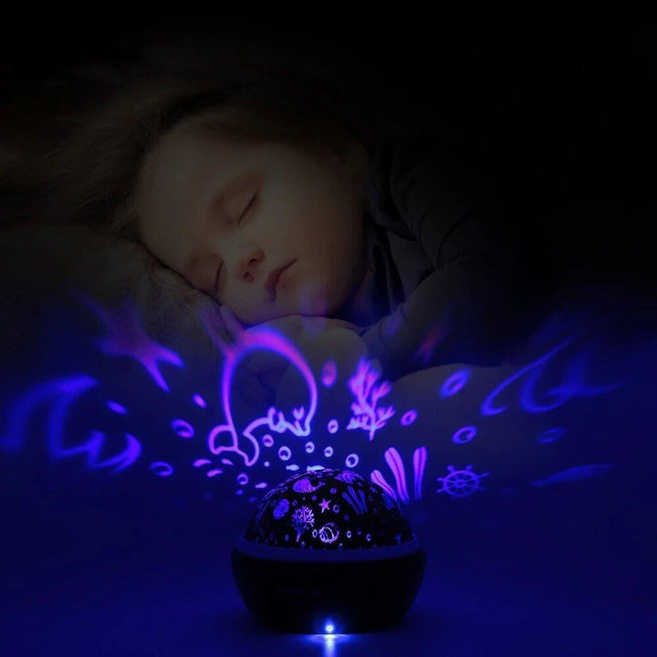 Deckenprojektorlampe mit Sternen & Kosmos, LED Nachtlicht für Kinder & Schlafzimmer Dekoration.